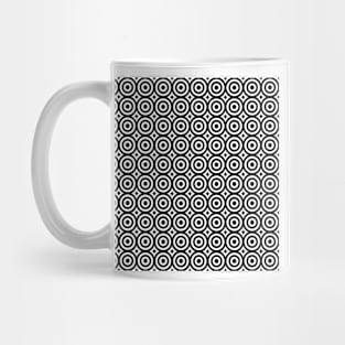 Black & White Geometric Pattern Mug